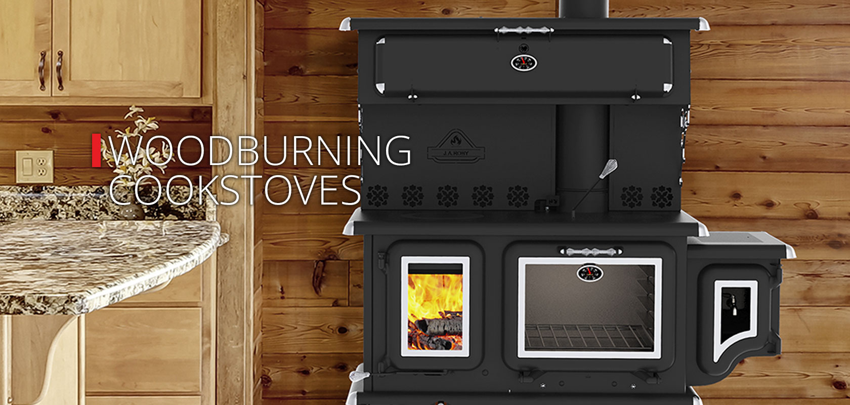 Woodburning cookstove - J. A. ROBY inc